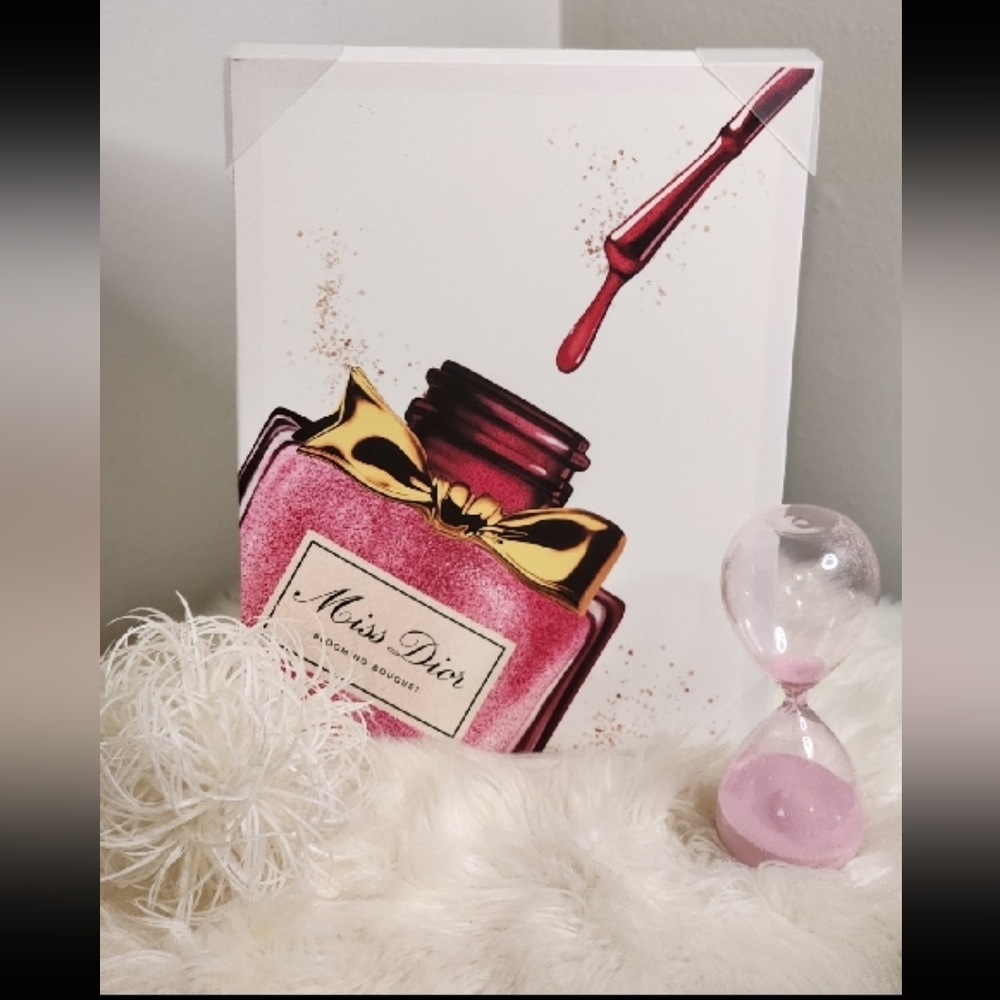 Pink Perfume Canvas Art